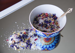 Lavender and Sweet Orange Salt Soak