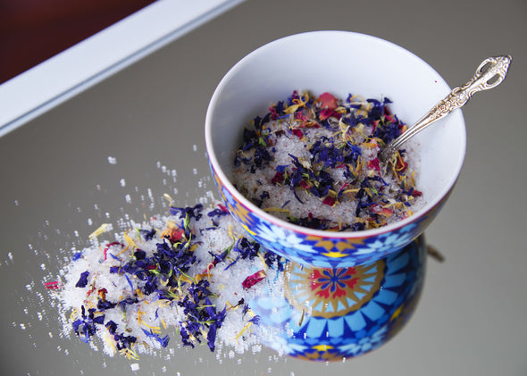 Lavender and Sweet Orange Salt Soak