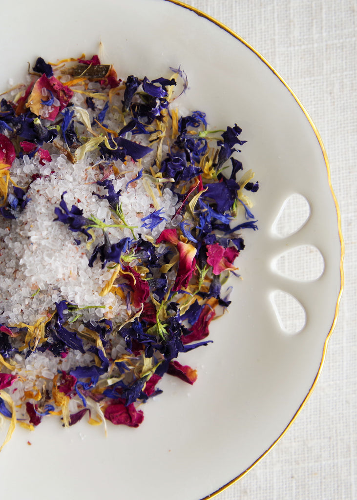 Lavender and Sweet Orange Salt Soak